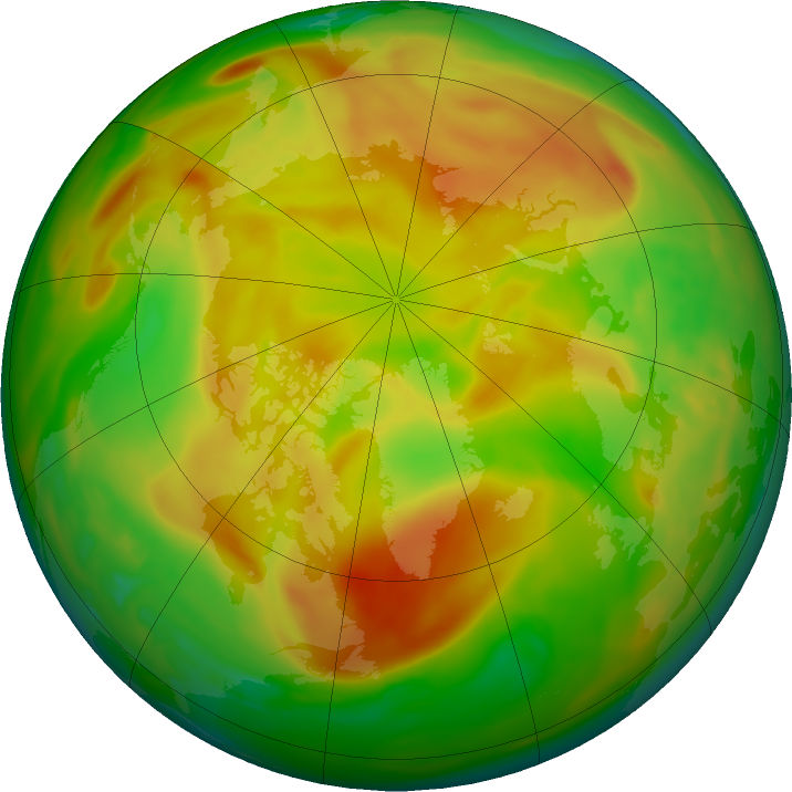Arctic ozone map for 18 May 2018